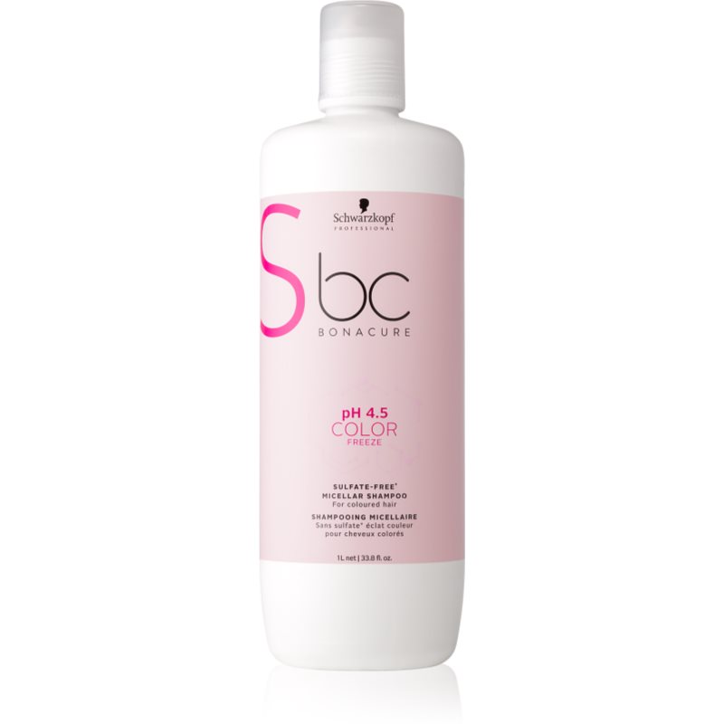 Schwarzkopf Professional BC Bonacure pH 4,5 Color Freeze micelární šampon bez obsahu sulfátů 1000 ml