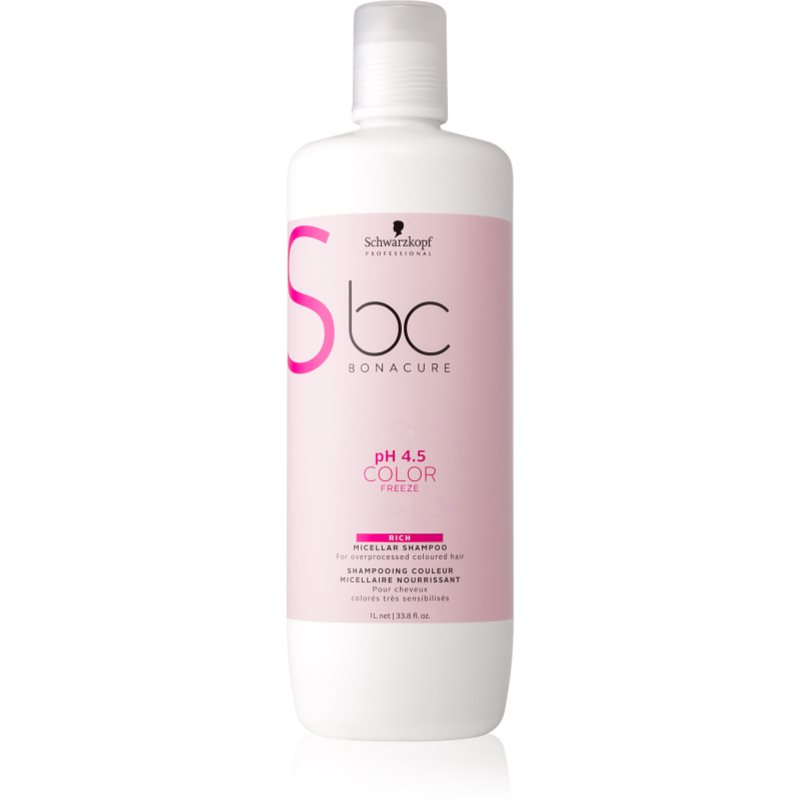 Schwarzkopf Professional BC Bonacure pH 4,5 Color Freeze micelární šampon pro barvené vlasy 1000 ml Image