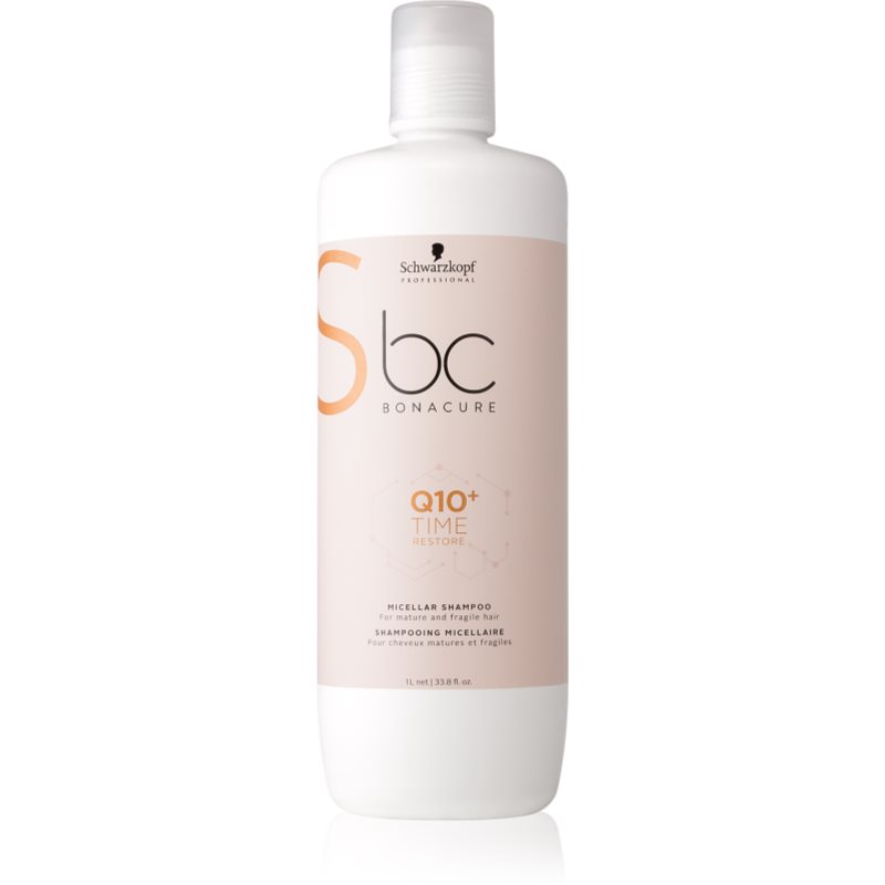 Schwarzkopf Professional BC Bonacure Time Restore Q10 micelární šampon pro zralé a křehké vlasy 1000 ml Image