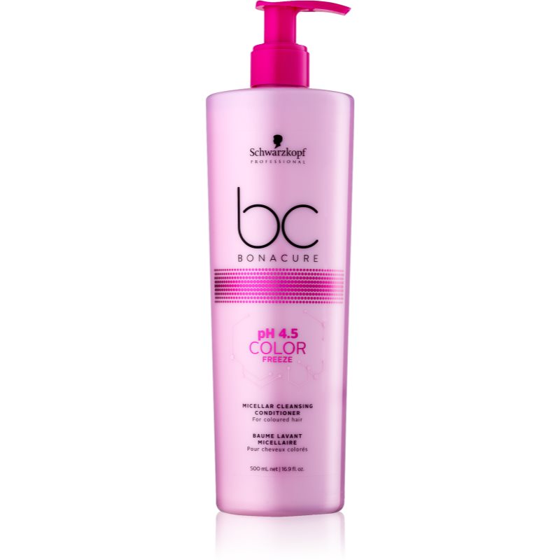 Schwarzkopf Professional BC Bonacure pH 4,5 Color Freeze micelární čisticí kondicionér pro barvené vlasy 500 ml