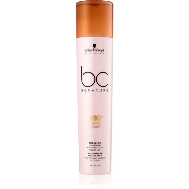 Schwarzkopf Professional BC Bonacure Time Restore Q10 micelární šampon pro zralé a křehké vlasy 250 ml Image