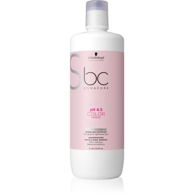 Schwarzkopf Professional BC Bonacure pH 4,5 Color Freeze micelární šampon pro odbarvené vlasy 1000 ml