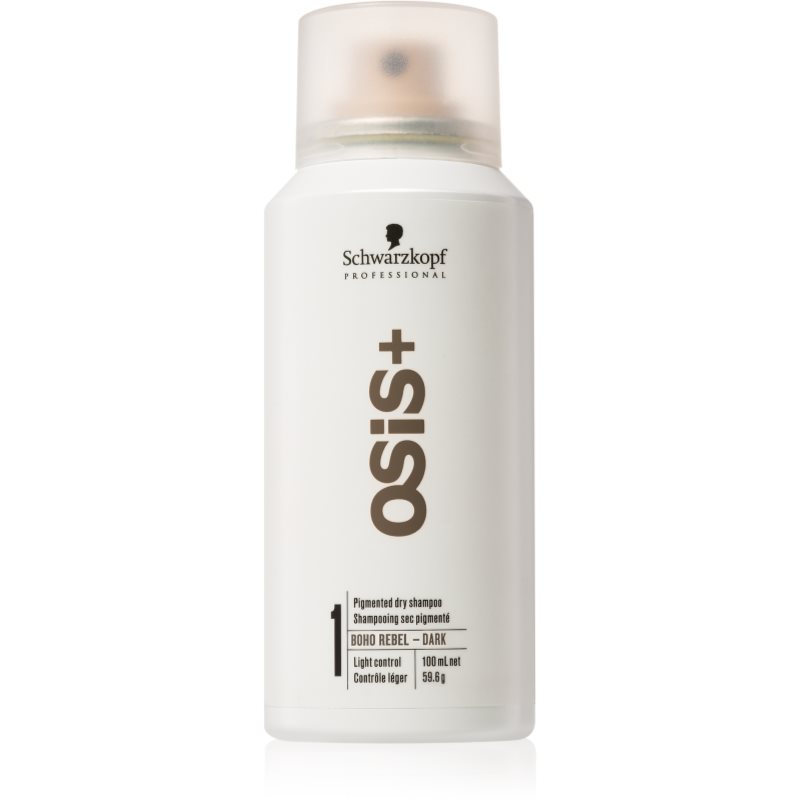 Schwarzkopf Professional Osis+ Boho Rebel osvěžující suchý šampon pro tmavé vlasy 100 ml