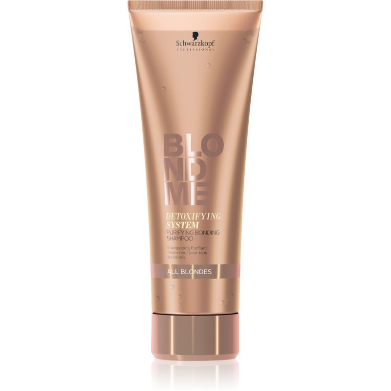 Schwarzkopf Professional Blondme čisticí detoxikační šampon pro všechny typy blond vlasů 250 ml Image