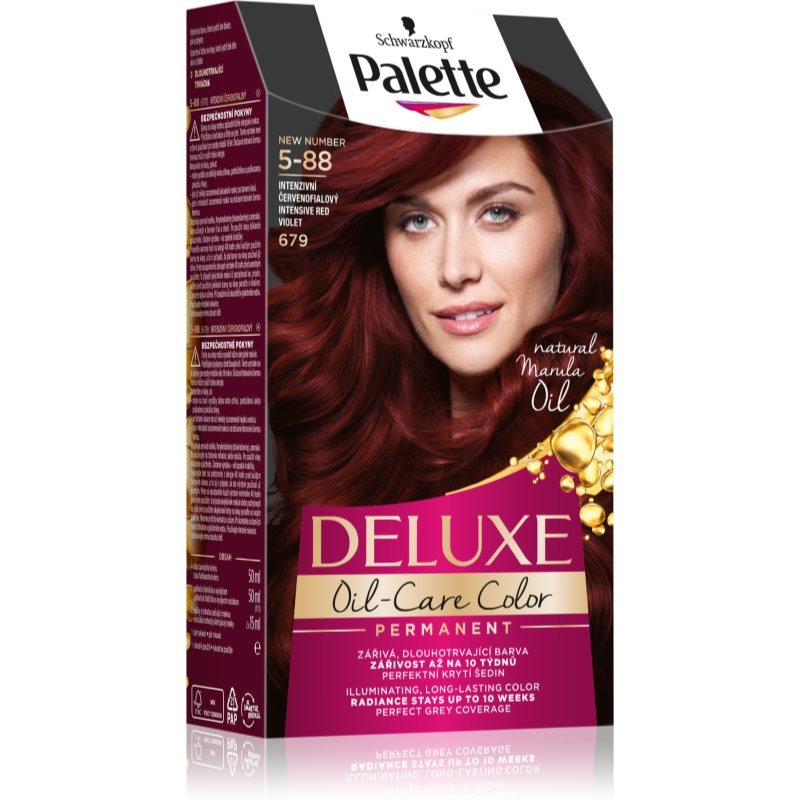 Schwarzkopf Palette Deluxe barva na vlasy odstín 5-88 679 Intensive Red Violet Image