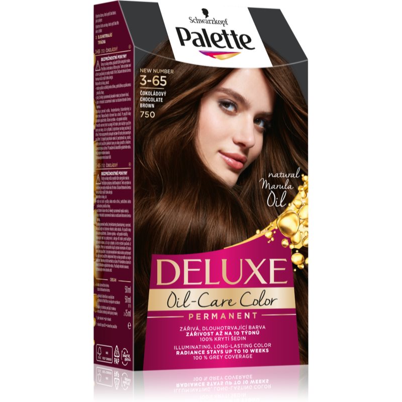 Schwarzkopf Palette Deluxe barva na vlasy odstín 3-65 750 Chocolate Brown Image