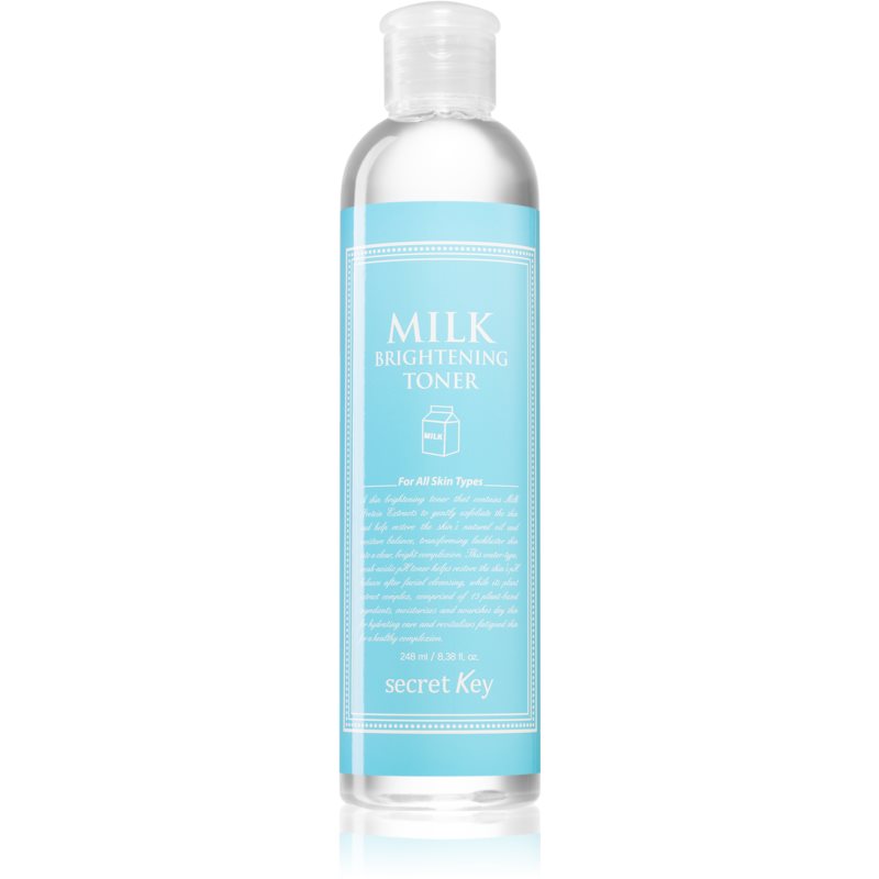 Secret Key Fresh Nature Milk rozjasňující výživná pleťová voda s peelingovým efektem 248 ml Image