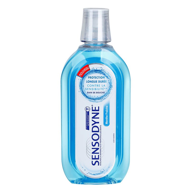 Sensodyne Dental Care Mouthwash For Sensitive Teeth Flavour Cool Mint 500 ml