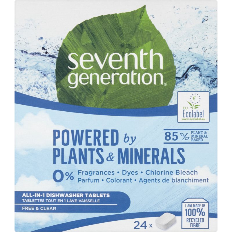 Seventh Generation Powered by Plants Dishwasher Tablets tablety do myčky ECO 24 ks Image
