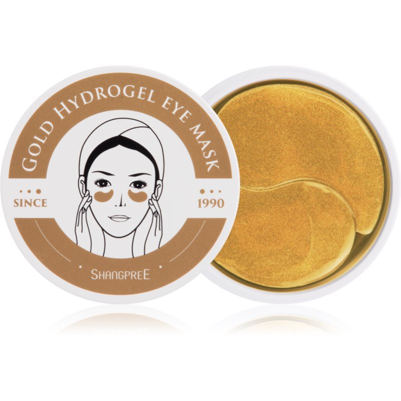 Shangpree Gold Hydrogel hydrogelová maska na oční okolí s regeneračním účinkem 60 ks Image