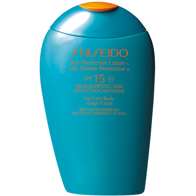 Shiseido Sun Care Sun Protection Lotion opalovací mléko na obličej a tělo SPF 15 150 ml