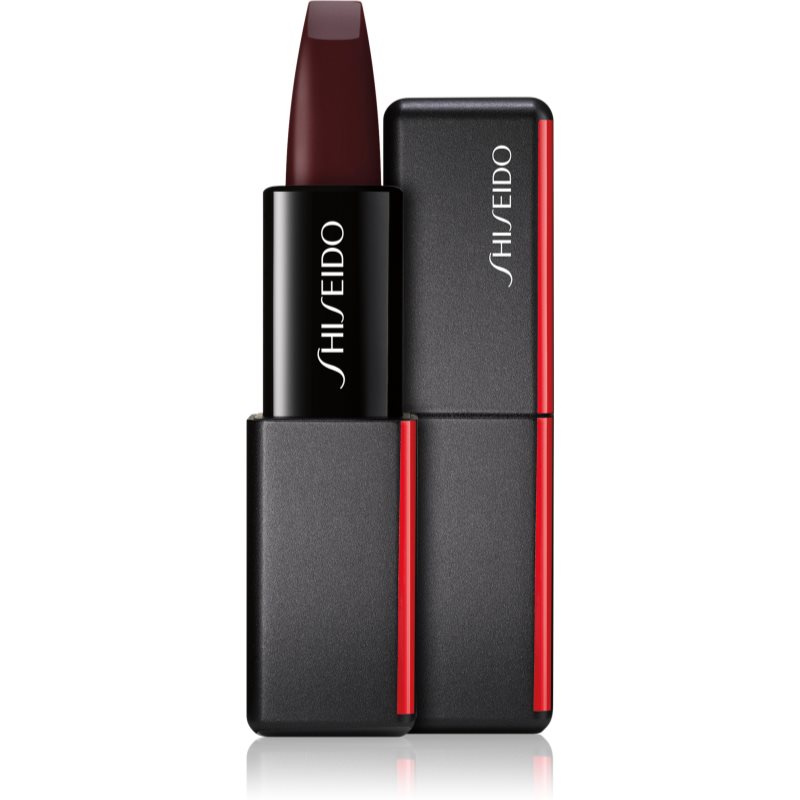 Shiseido ModernMatte Powder Lipstick matná pudrová rtěnka odstín 523 Majo (Chocolate Red) 4 g