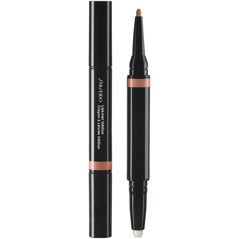 Shiseido LipLiner InkDuo rtěnka a konturovací tužka na rty s balzámem odstín 02 Beige 1,1 g