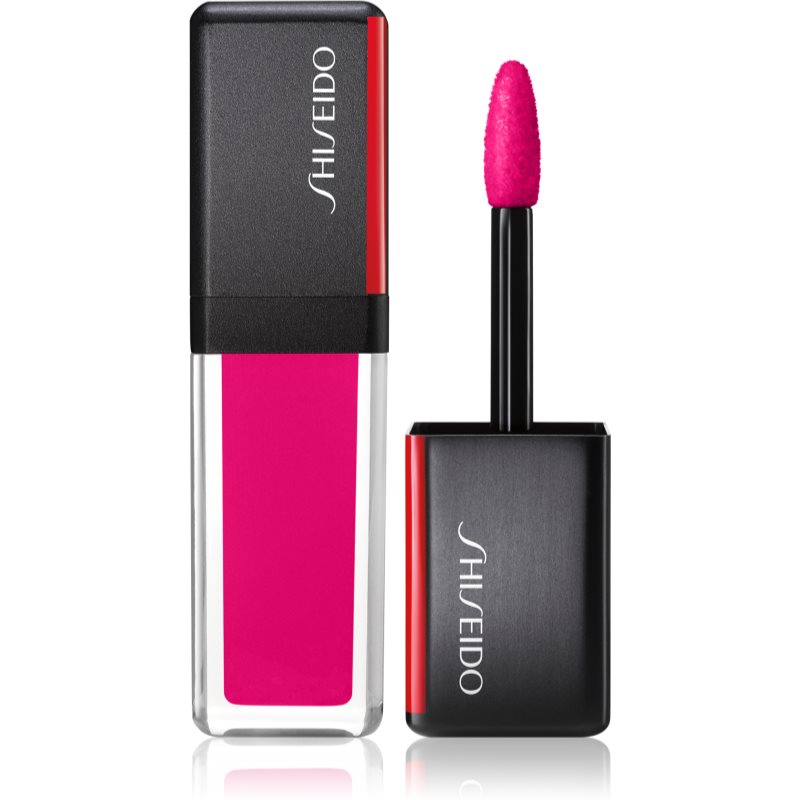 Shiseido LacquerInk LipShine tekutá rtěnka pro hydrataci a lesk odstín 302 Plexi Pink (Strawberry) 6 ml