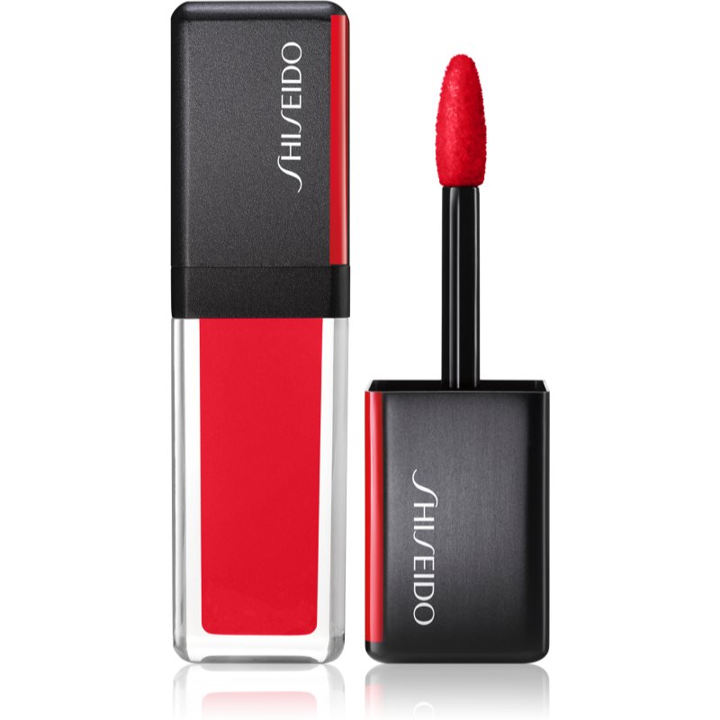 Shiseido LacquerInk LipShine tekutá rtěnka pro hydrataci a lesk odstín 304 Techno Red 6 ml