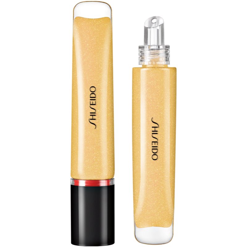 Shiseido Shimmer GelGloss třpytivý lesk na rty s hydratačním účinkem odstín 01 Kogane Gold 9 ml