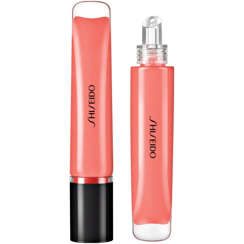 Shiseido Shimmer GelGloss třpytivý lesk na rty s hydratačním účinkem odstín 05 Sango Peach 9 ml