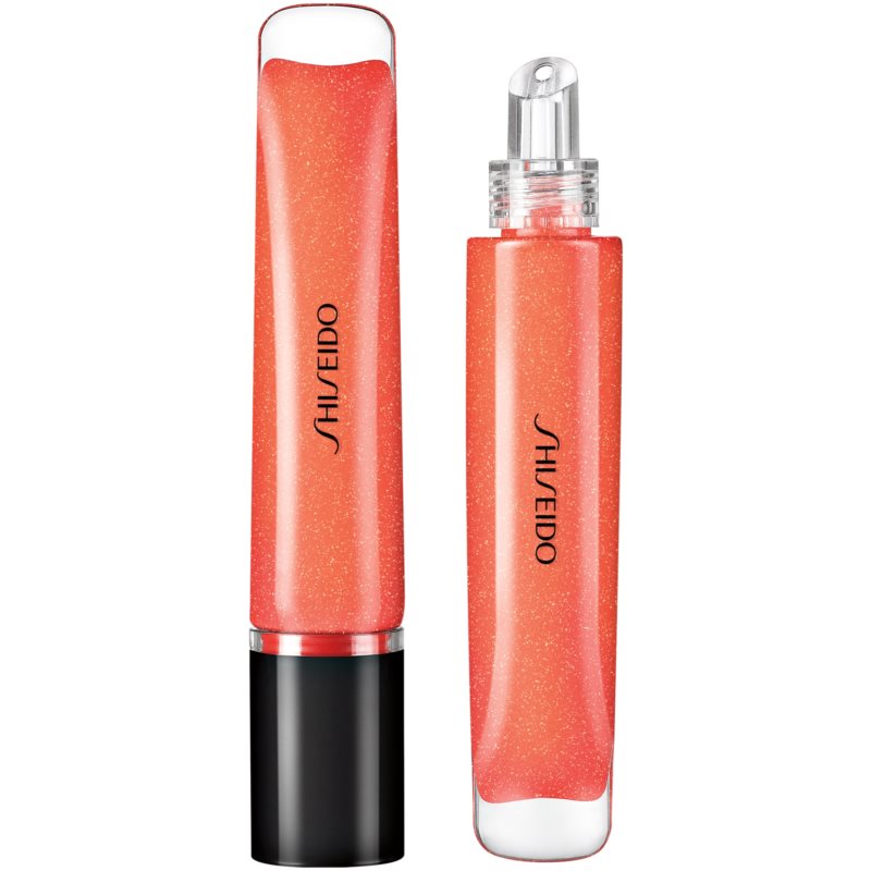 Shiseido Shimmer GelGloss třpytivý lesk na rty s hydratačním účinkem odstín 06 Daidai Orange 9 ml