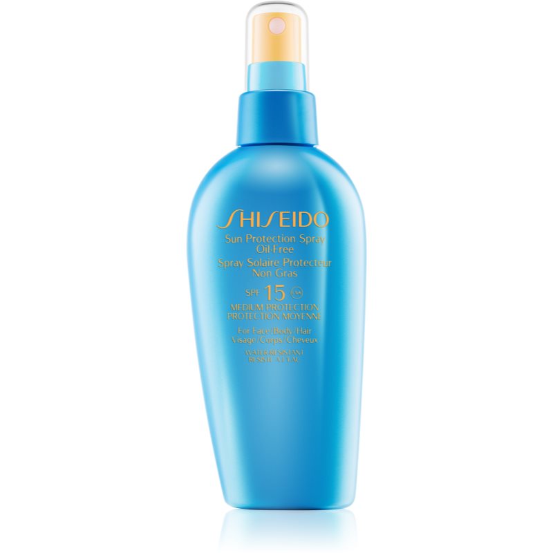 Shiseido Sun Care Sun Protection Spray Oil-Free sprej na opalování SPF 15 150 ml