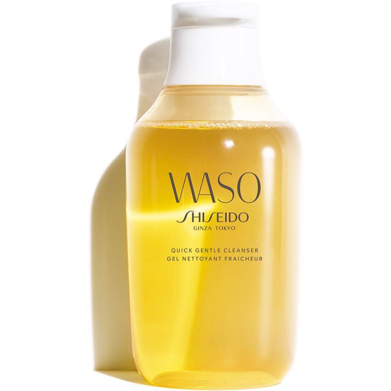 Shiseido Waso Quick Gentle Cleanser čisticí a odličovací gel bez alkoholu 150 ml