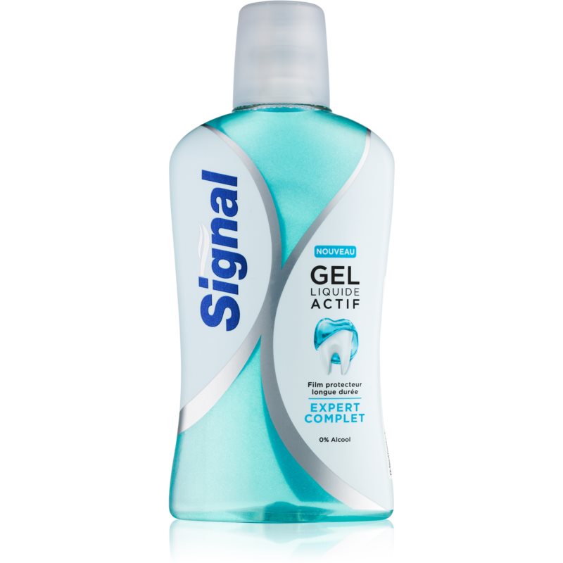 Signal Gel Liquide Actif ústní voda pro kompletní ochranu zubů a svěží dech bez alkoholu 500 ml Image