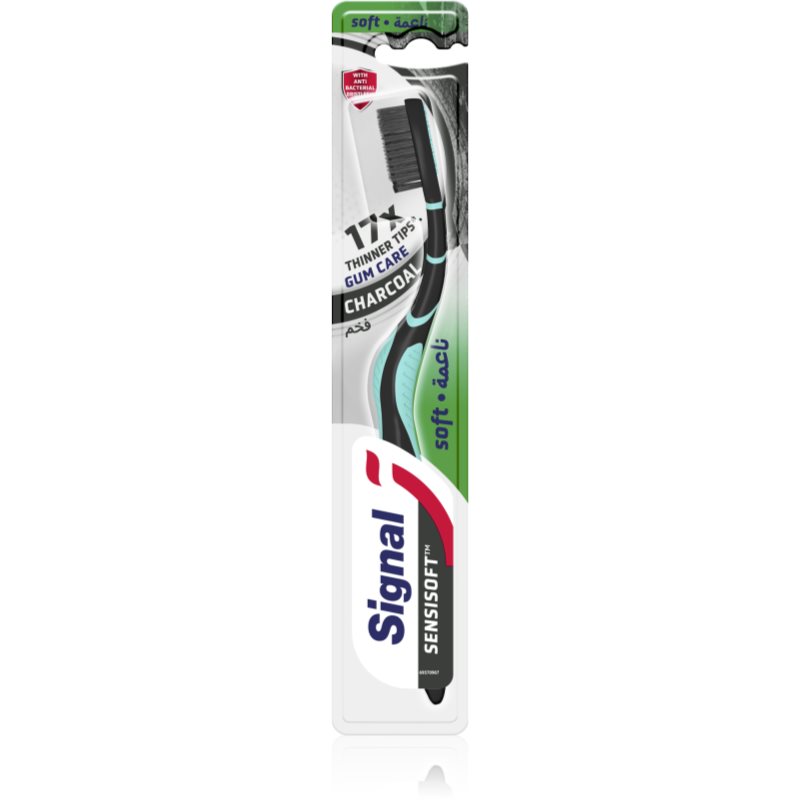 Signal Natural Elements Silver Charcoal четка за зъби soft