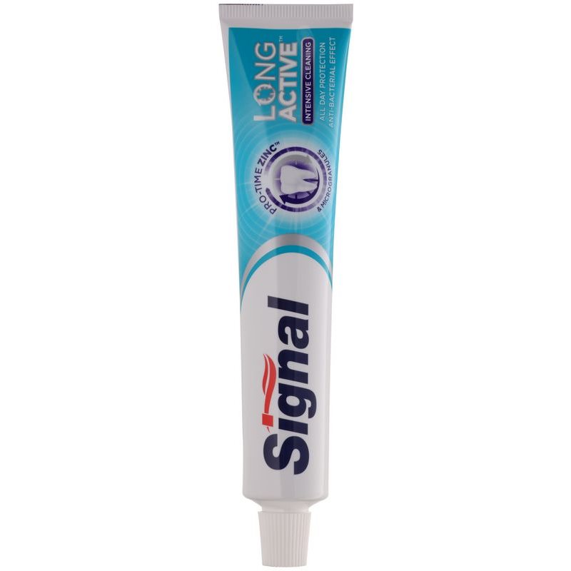 Signal Long Active Intensive Cleaning zubní pasta s mikrogranulemi pro důkladné vyčištění zubů 75 ml