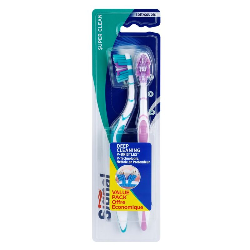 

Signal Super Clean зубні щіточки soft 2 шт