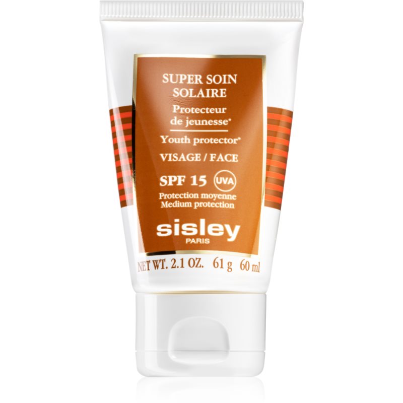 Sisley Super Soin Solaire voděodolný opalovací krém na obličej SPF 15 60 ml