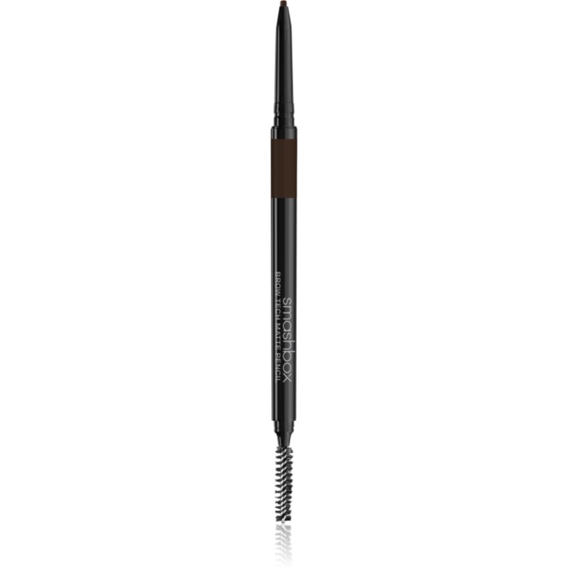 Smashbox Brow Tech Matte Pencil automatická tužka na obočí s kartáčkem odstín Dark Brown 0,09 g