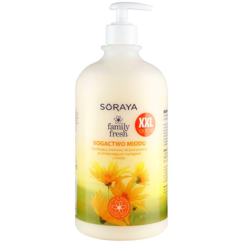 Soraya Family Fresh krémový sprchový gel s medem 1000 ml Image