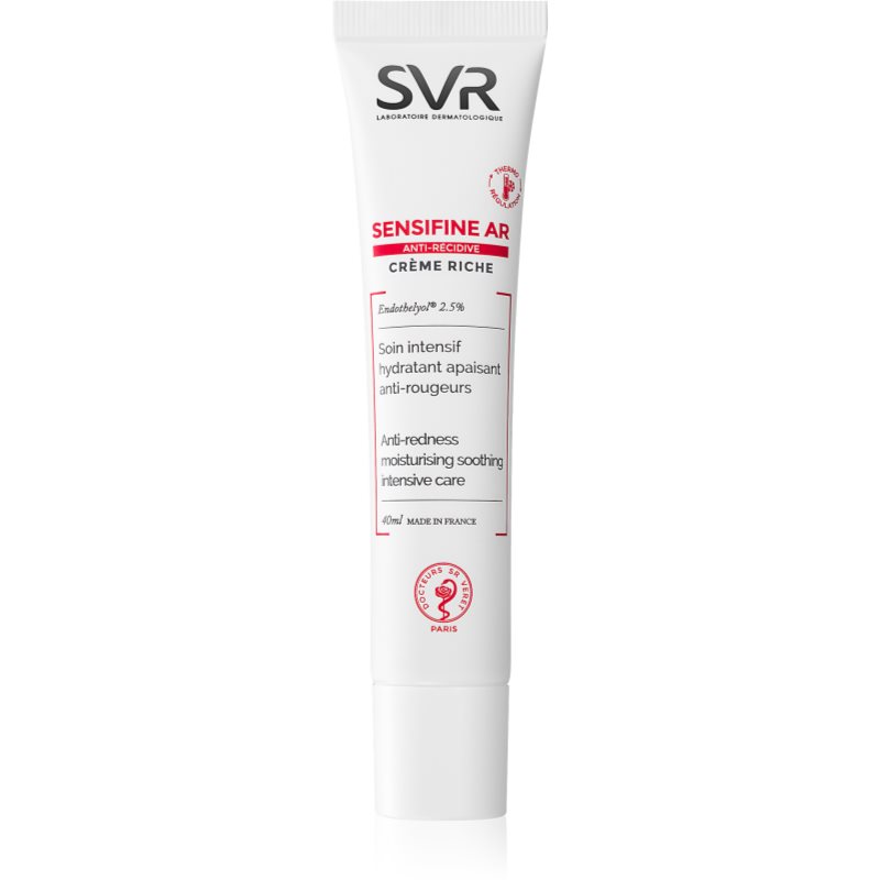 SVR Sensifine AR bohatý výživný krém pro citlivou pleť se sklonem ke zčervenání 40 ml Image