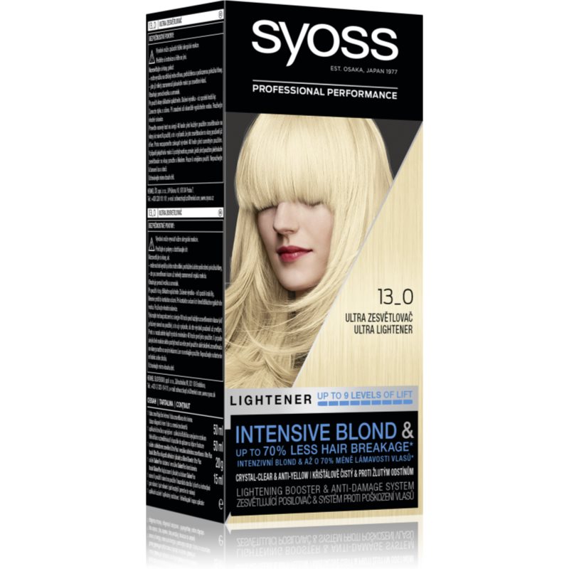 Syoss Intensive Blond barva na vlasy odstín 13-0 Ultra Lightener Image