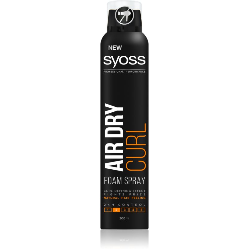 Syoss Air Dry Curl pěna ve spreji pro kudrnaté vlasy 200 ml Image