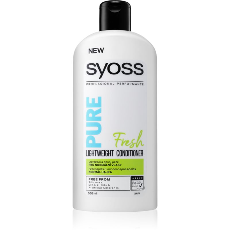 Syoss Pure Fresh osvěžující kondicionér pro normální vlasy 500 ml