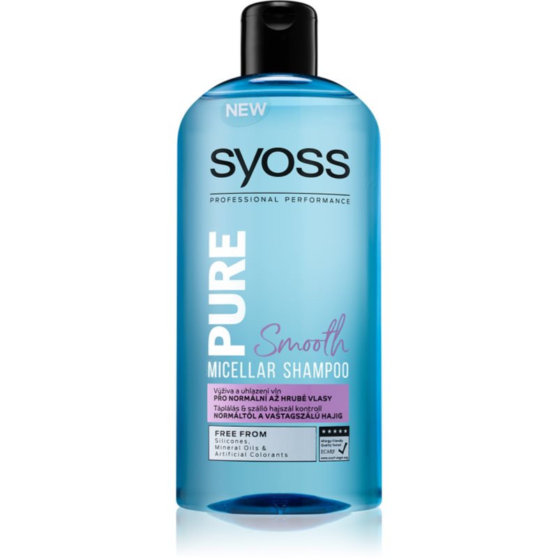 Syoss Pure Smooth vyživující micelární šampon 500 ml Image
