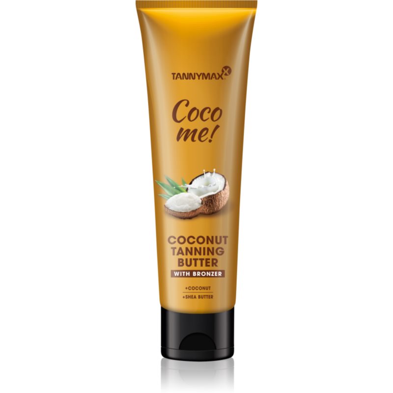 Tannymaxx Coco Me! Coconut tělové máslo s bronzerem na prodloužení opálení 150 ml