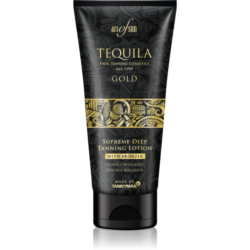 Tannymaxx Art Of Sun Tequila Gold opalovací krém do solária s bronzerem pro podporu opálení 200 ml Image