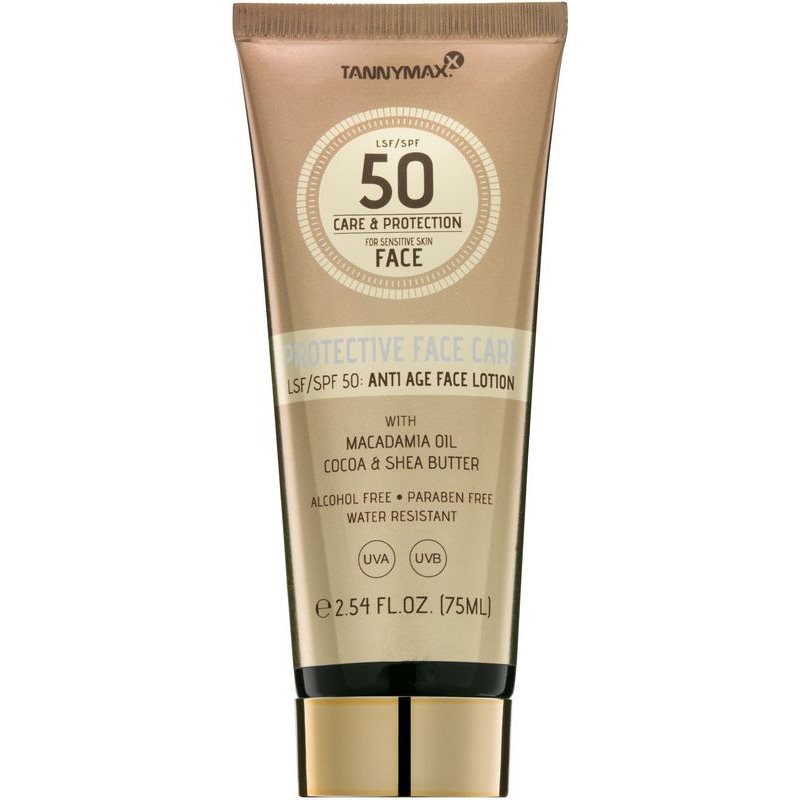 

Tannymaxx Protective Body Care SPF водостійке сонцезахисне молочко для обличчя SPF 50