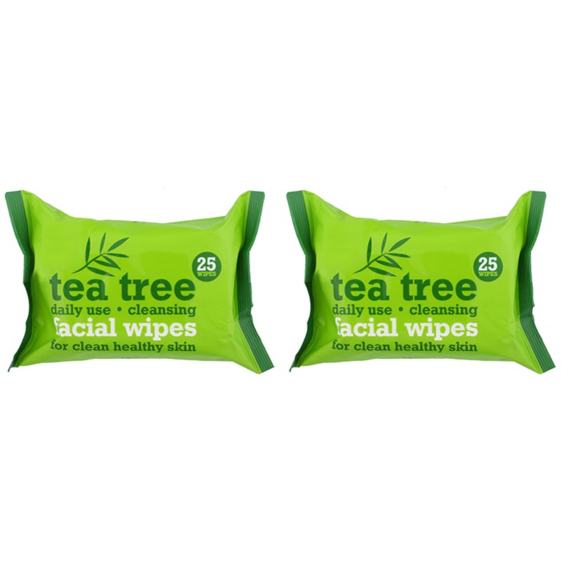 Tea Tree Facial Wipes čisticí ubrousky na obličej 2× 25 ks Image