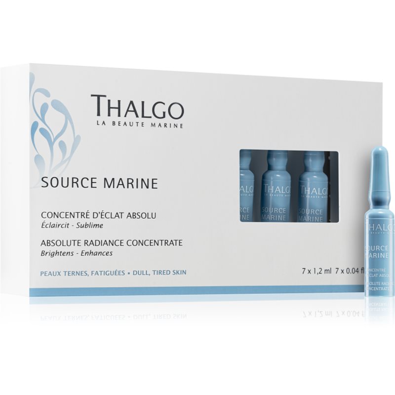 Thalgo Source Marine rozjasňující koncentrát pro unavenou pleť 7x1,2 ml