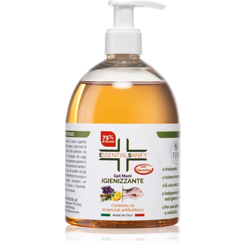 THD Essential Sanify Gel Mani Igienizzante čisticí gel na ruce 500 ml Image
