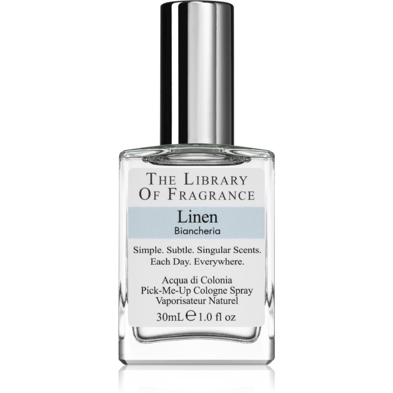 The Library of Fragrance Linen kolínská voda unisex 30 ml