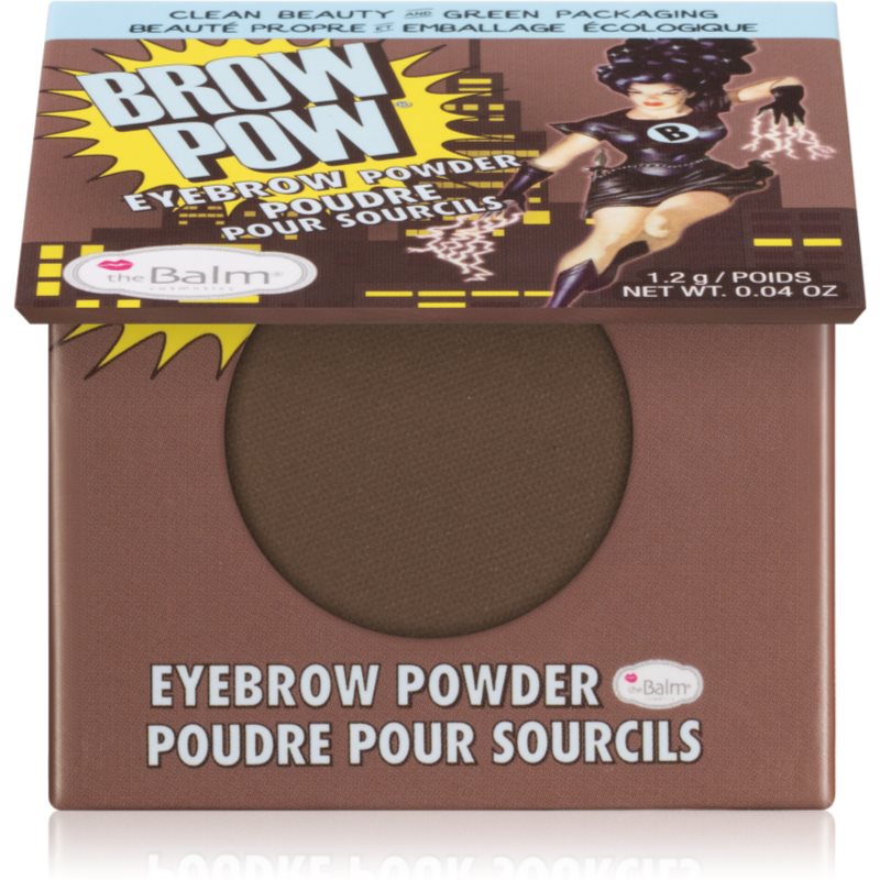 theBalm Browpow® pudr na obočí v praktickém magnetickém pouzdře odstín Dark Brown 1,2 g Image