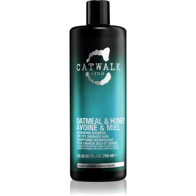 TIGI Catwalk Oatmeal & Honey vyživující šampon pro suché a zcitlivělé vlasy 750 ml