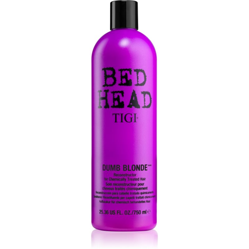 TIGI Bed Head Dumb Blonde kondicionér pro chemicky ošetřené vlasy 750 ml