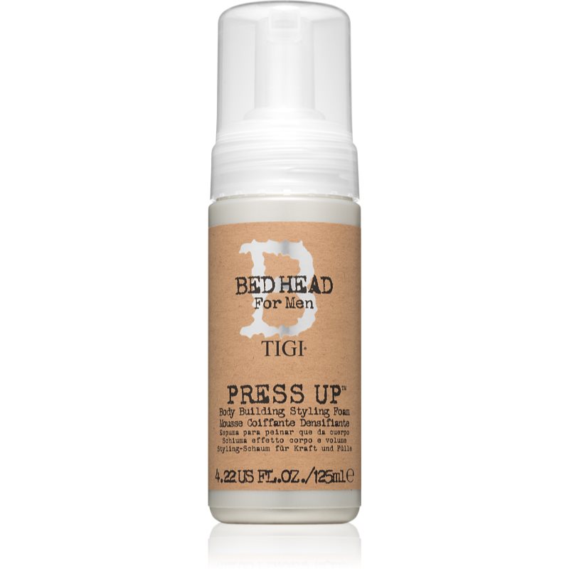 TIGI Bed Head B for Men Press Up stylingová krémová pěna silné zpevnění 125 ml