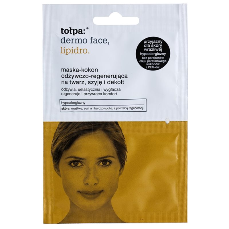 Tołpa Dermo Face Lipidro regenerační maska na obličej, krk a dekolt 2 x 6 ml Image
