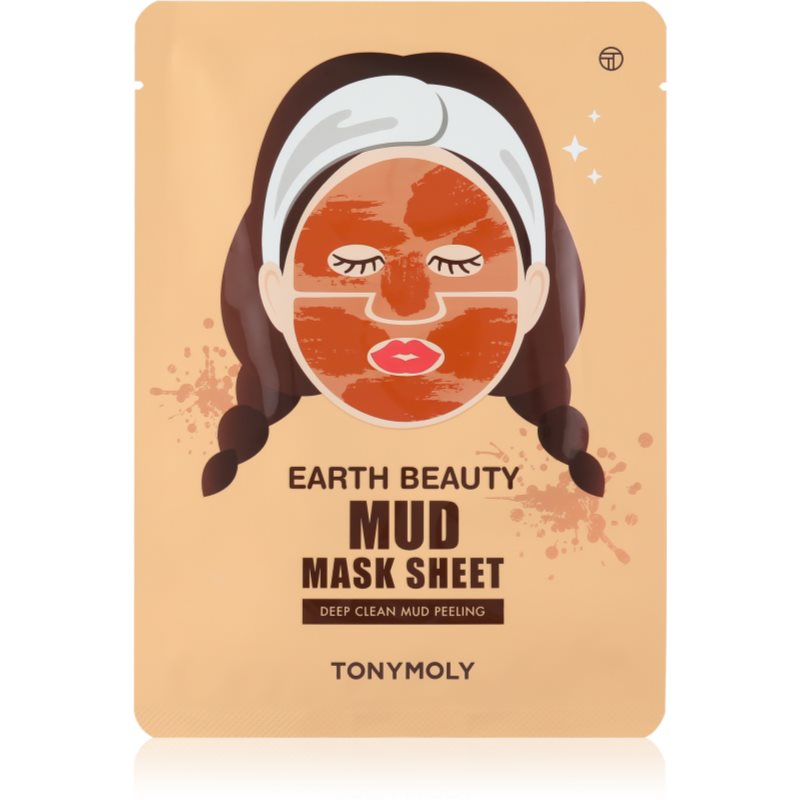 TONYMOLY Earth Beauty Mud peelingová pleťová maska 1 ks