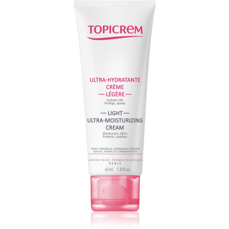 Topicrem UH FACE Light Ultra-Moisturizing Cream lehký hydratační krém pro normální až smíšenou citlivou pleť 40 ml Image